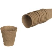 54x stuks biologisch afbreekbare stekpotje / kweekpot 6 cm