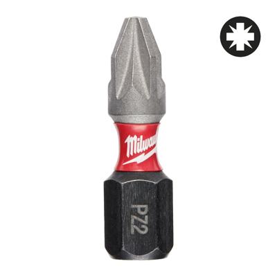 Milwaukee Milwaukee SHOCKWAVE™ IMPACT DUTY schroefbits PZ2 x 25 mm VE=2 - 4932430863