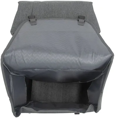 Dubbele fietstas New Looxs Nova Double - 32 liter - grijs