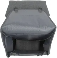 Dubbele fietstas New Looxs Nova Double - 32 liter - grijs