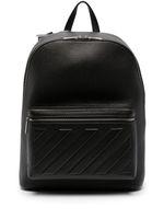 Off-White Diag-embossed leather backpack - Noir - thumbnail