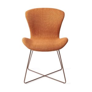 Jesper Home Moji eetkamerstoel Flax and Hay cross rose