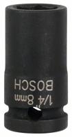 Bosch Accessories Bosch 1608551004 Dop (zeskant) Dopsleutelinzetstuk 8 mm 1/4 (6.3 mm)