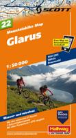 Mountainbikekaart 22 Glarus MTB kaart | Hallwag