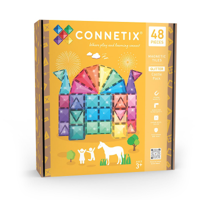 Connetix Glitter Kasteel 48 stuks
