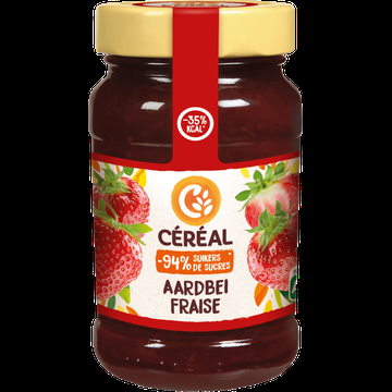 Cereal Minder Suikers Confituur Aardbei 270 g bij Jumbo