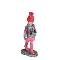 Colourful carnaval woman l4xb2,5xh8 cm - Luville