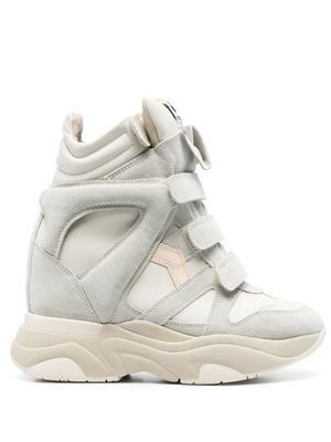 ISABEL MARANT baskets Balskee compensées - Blanc