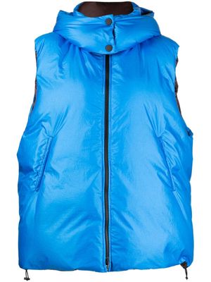 Sofie D'hoore gilet matelassée à design réversible - Bleu