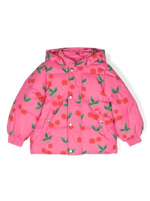 Mini Rodini doudoune à capuche - Rose
