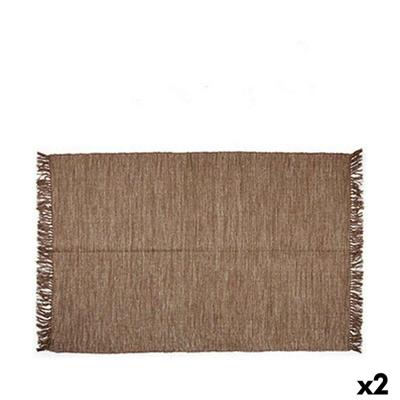 Tapijt Gift Decor Bruin 180 x 120 cm (2 Stuks)