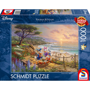 Schmidt puzzel Disney Donald en Daisy 1000 stukjes