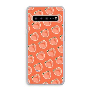 Just peachy: Samsung Galaxy S10 5G Transparant Hoesje