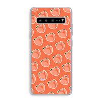 Just peachy: Samsung Galaxy S10 5G Transparant Hoesje