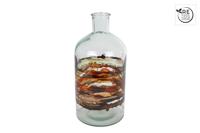 3R Vaas Retro L antique art glas 14x14x28cm