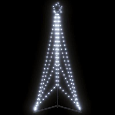 VidaXL Led-kerstboom 363 leds koud wit 182 cm
