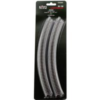 N Kato Unitrack 7078106 Gebogen rails 45 ° 348 mm 4 stuk(s)