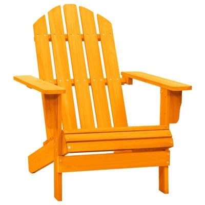 Tuinstoel Adirondack massief vurenhout oranje