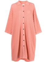 I Love Mr Mittens robe-chemise en dentelle - Orange