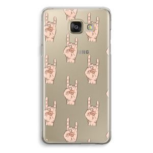 Rock: Samsung Galaxy A5 (2016) Transparant Hoesje