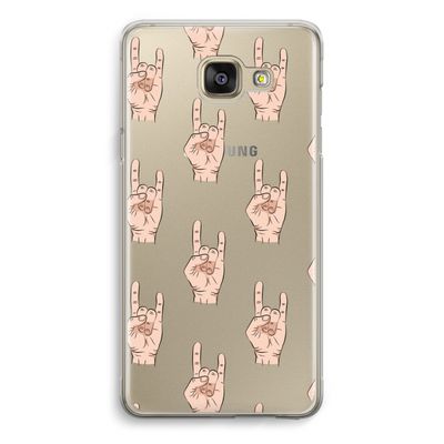Rock: Samsung Galaxy A5 (2016) Transparant Hoesje