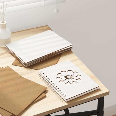 Decorpanelen 12 pcs Wit 21 x 30 x 0.3 cm Bewerkt hout