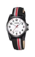 Horlogeband Calypso K5707-8 Leder/Textiel Zwart