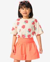 HEMA Kinder T-shirt Jersey Framboos Ecru (ecru)