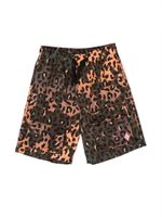 Marcelo Burlon County Of Milan Kids short à imprimé animalier en all over - Marron