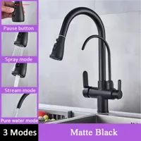 Touch Mengkraan | Chroom Gepolijst | Koud & Warm Water | Uittrekbare Sproeikop