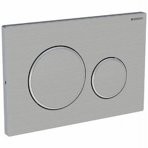 Geberit Sigma 20 bedieningspaneel rvs geborsteld voor Sigma reservoirs 8cm (UP720) en 12cm (UP320)