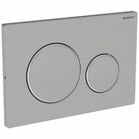 Geberit Sigma 20 bedieningspaneel rvs geborsteld voor Sigma reservoirs 8cm (UP720) en 12cm (UP320)