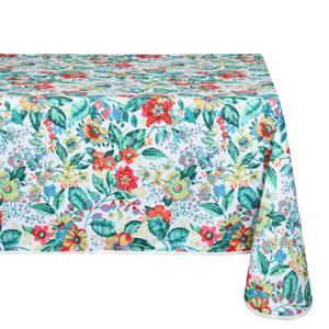 Stof Textiles Tafelkleed - 145 x 240 cm - bloemen print - Eettafel tafellakens - polyester