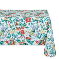 Stof Textiles Tafelkleed - 145 x 240 cm - bloemen print - Eettafel tafellakens - polyester Stof Textiles Tafelkleed - 145 x 240 cm - bloemen print - Eettafel tafellakens - polyester