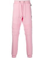 Philipp Plein pantalon de jogging à détails matelassés - Rose