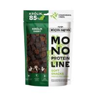WIEJSKA ZAGRODA Monoprotein line Soft snacks Rabbit - traktatie voor hond - 115g