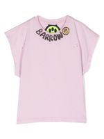 Barrow kids t-shirt en coton à logo imprimé - Rose - thumbnail