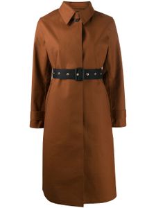 Mackintosh trench à taille ceinturée - Marron