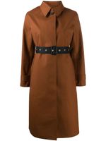 Mackintosh trench à taille ceinturée - Marron