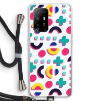 8-bit N°2: Oppo A94 5G Transparant Hoesje met koord