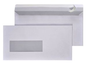 Envelop Hermes EA5/6 110x220mm venster 4x11links zelfkl 500