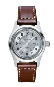Horlogeband Hamilton H70455553 / H001.70.455.553.01 Leder Bruin 20mm