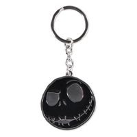 Nightmare Before Christmas Metal Keychain Jack Skellington's Face