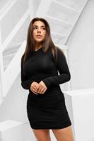 Malelions Drape Dress Dames Zwart - Maat L - Kleur: Zwart | Soccerfanshop