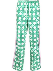 Casablanca pantalon droit à motif monogrammé