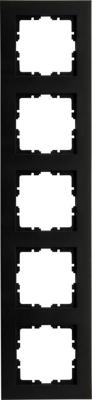 Kopp HK07 PURE mat zwart 5 voudig afdekraam - 4624740