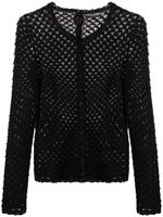 Dolce & Gabbana Pre-Owned cardigan en crochet - Noir - thumbnail