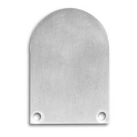 Eindkap E50 grijs voor LED profiel PN6 2 stuks