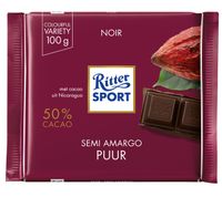 Chocolade Ritter Sport puur 100gr - thumbnail