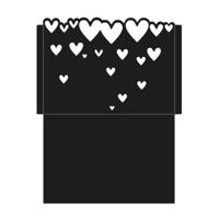 Mundart Stempel • snijmal verpakking met hart